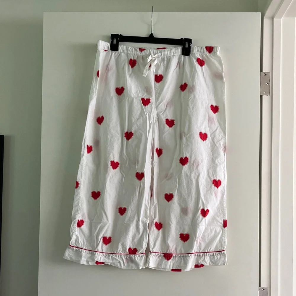 Printfresh Queen of Hearts cropped pj pants - Picture 5 of 5